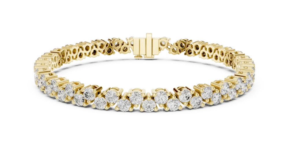 Infinite Radiance Round Brilliant Cut Tennis Bracelet - Image 2