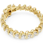 Luminary Round Brilliant Infinite Statement Tennis Bracelet