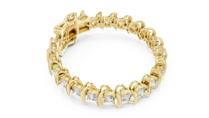 Luminary Round Brilliant Infinite Statement Tennis Bracelet