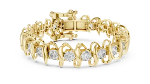 Luminary Round Brilliant Infinite Statement Tennis Bracelet - Image 2