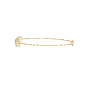 Luminary Round Brilliant Triple Halo Statement Bracelet - Image 3