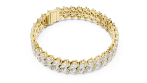 Ethereal Pear Cut Infinite Radiance Tennis Bracelet