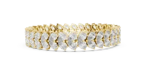 Ethereal Pear Cut Infinite Radiance Tennis Bracelet - Image 3
