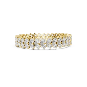 Infinite Pear Luminary Lab-Grown Diamond Tennis Bracelet - Image 3