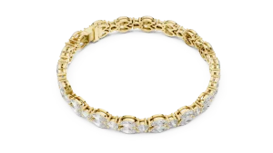 Luminary Pear and Marquise Alternating Tennis Bracelet