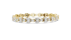 Luminary Pear and Marquise Alternating Tennis Bracelet - Image 3