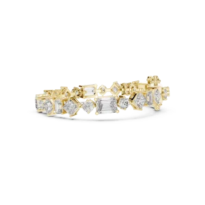 Luminary Mixed-Cut Architectural Tennis Bracelet - Image 3