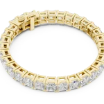 Infinite Princess Cut Geometric Tennis Bracelet