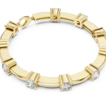 Luminary Round Brilliant Silhouette Statement Tennis Bracelet