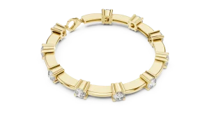 Luminary Round Brilliant Silhouette Statement Tennis Bracelet