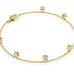 Luminary Round Brilliant Floating Chain Bracelet