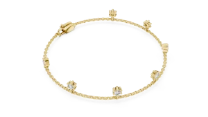 Luminary Round Brilliant Floating Chain Bracelet
