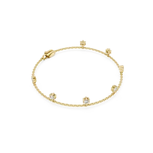 Luminary Round Brilliant Floating Station Chain Bracelet