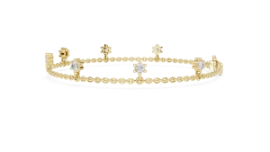 Luminary Round Brilliant Floating Chain Bracelet - Image 3