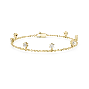Luminary Round Brilliant Floating Station Chain Bracelet - Image 2