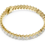 Ethereal Emerald Cut Radiant Linear Tennis Bracelet