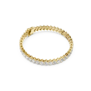 Infinite Symmetry Emerald Cut Statement Tennis Bracelet
