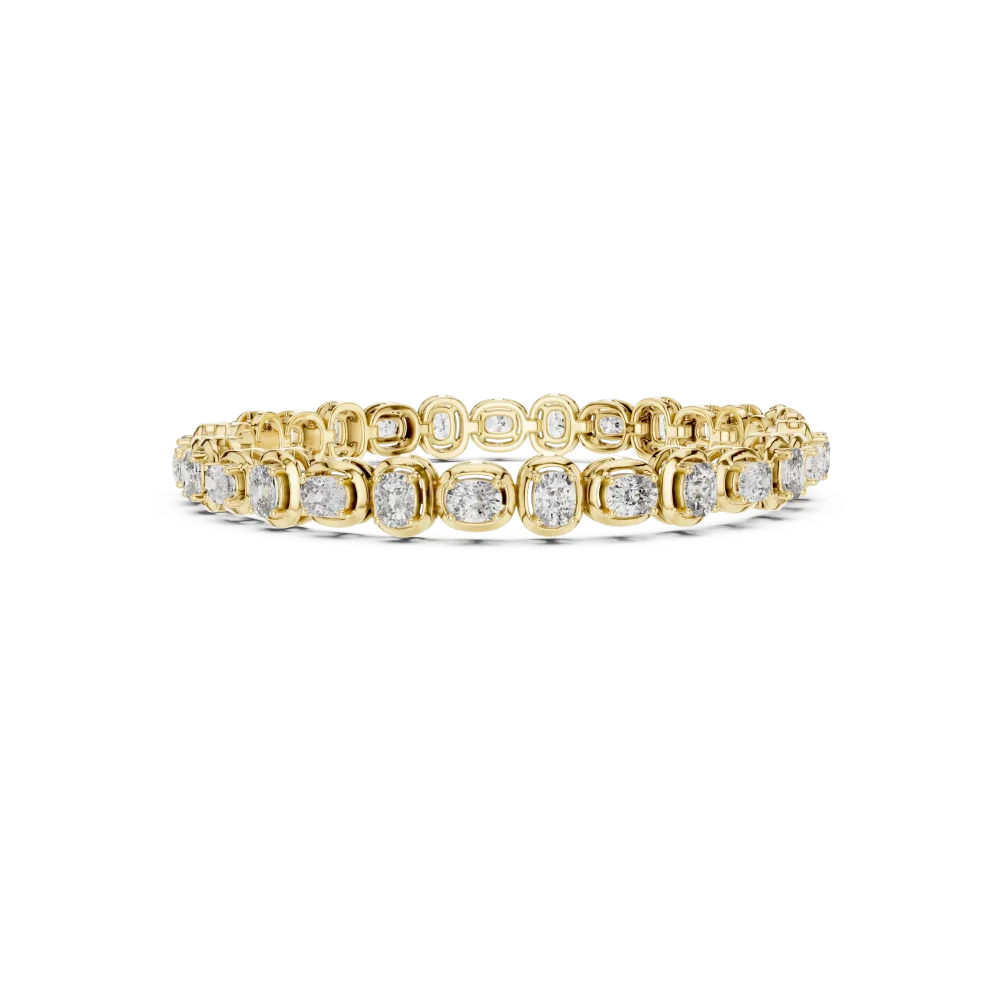 Infinite Cushion Cut Statement Tennis Bracelet - Image 3