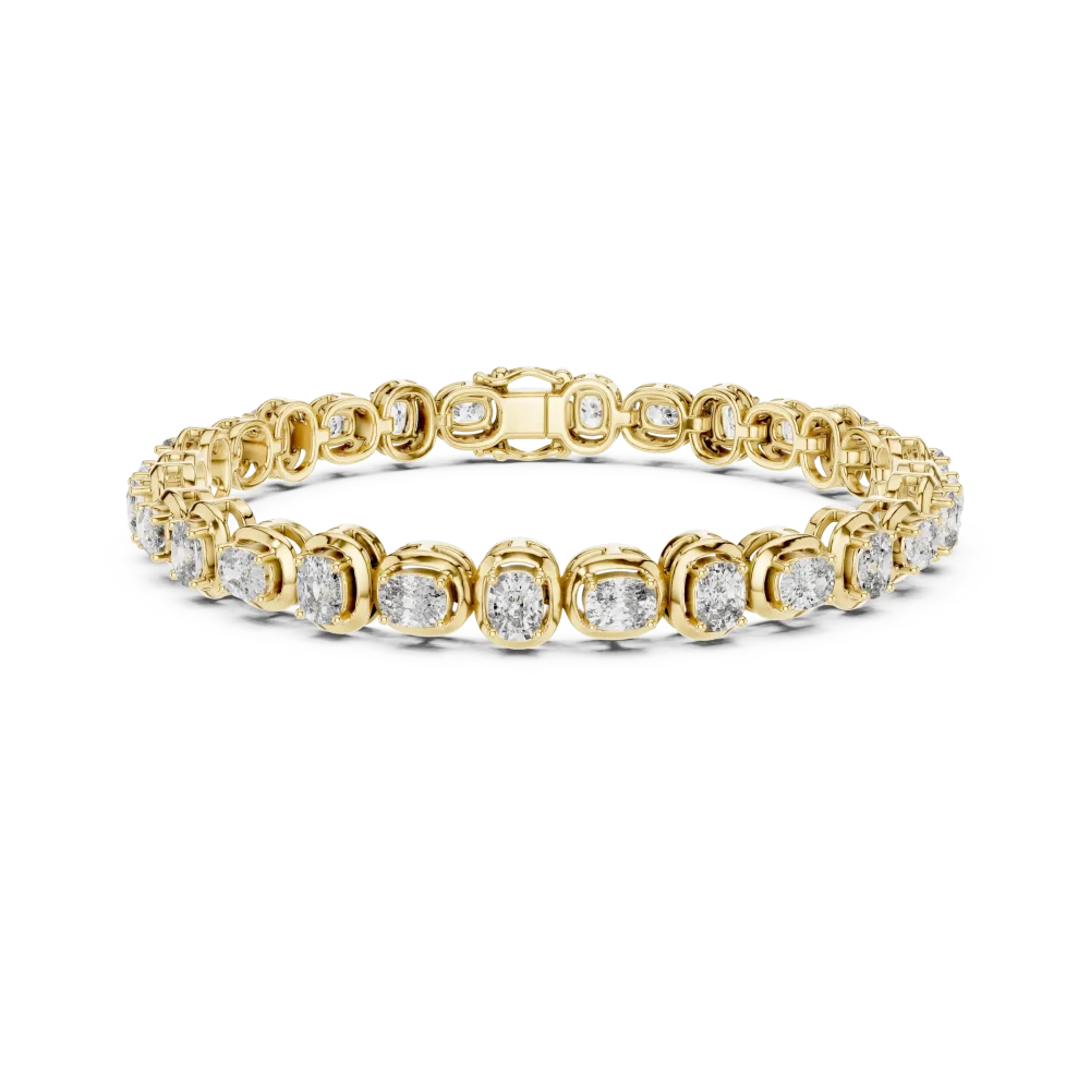 Infinite Cushion Cut Statement Tennis Bracelet - Image 2