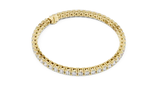 Infinite Radiance Round Brilliant Cut Diamond Tennis Bracelet