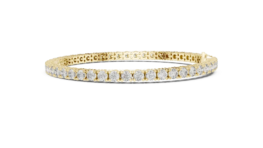 Infinite Radiance Round Brilliant Cut Diamond Tennis Bracelet - Image 3