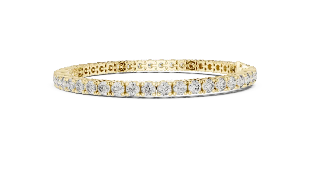 Infinite Luminary Round Brilliant Cut Tennis Bracelet - Image 3