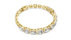 Symmetry Radiant and Emerald Cut Statement Tennis Bracelet