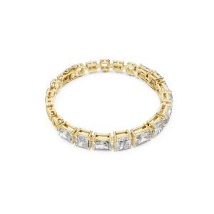 Ethereal Radiant and Emerald Cut Statement Tennis Bracelet