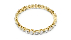Ethereal Oval Cut Statement Tennis Bracelet