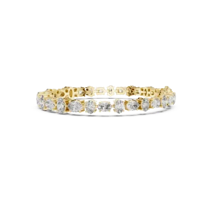 Ethereal Oval Cut Luminary Statement Tennis Bracelet - Image 3