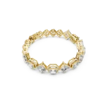 Symmetry Emerald Geometric Frame Tennis Bracelet
