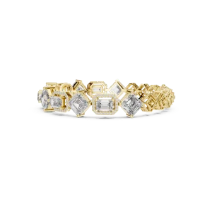 Symmetry Emerald Geometric Frame Tennis Bracelet - Image 3