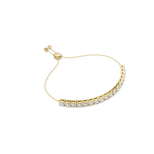 Luminary Round Brilliant Pavé-Set Tennis Bracelet