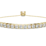 Luminary Round Brilliant Pavé-Set Tennis Bracelet