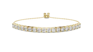 Luminary Round Brilliant Pavé-Set Tennis Bracelet