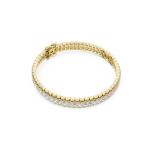 Symmetry Emerald Cut Architectural Tennis Bracelet