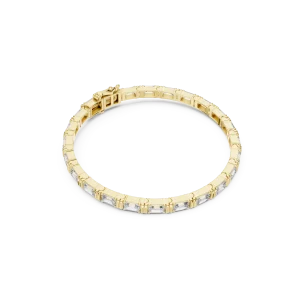 Infinite Silhouette Emerald Cut Baguette Tennis Bracelet