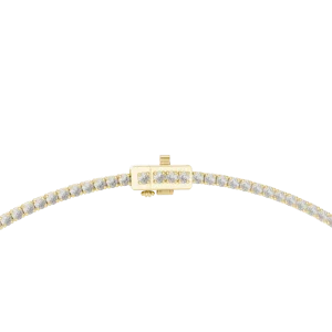 Ethereal Pear and Round Brilliant Pavé-Set Tennis Necklace - Image 3