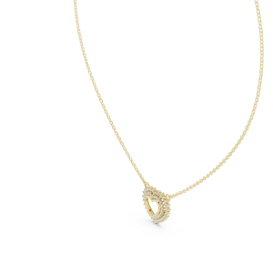 Ethereal Heart Pavé-Set Radiant Diamond Pendant Necklace - Image 2