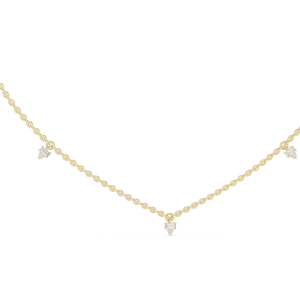 Luminary Baguette and Round Linear Station Necklace - Image 4