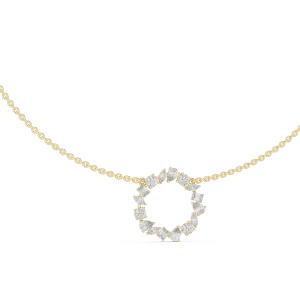 Ethereal Multi-Shape Constellation Mixed-Cut Statement Necklace - Image 4