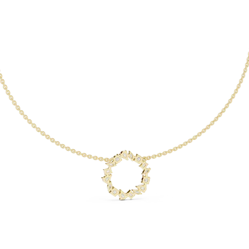 Ethereal Multi-Shape Constellation Mixed-Cut Statement Necklace