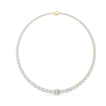 Luminary Oval and Round Brilliant Graduated Tennis Necklace