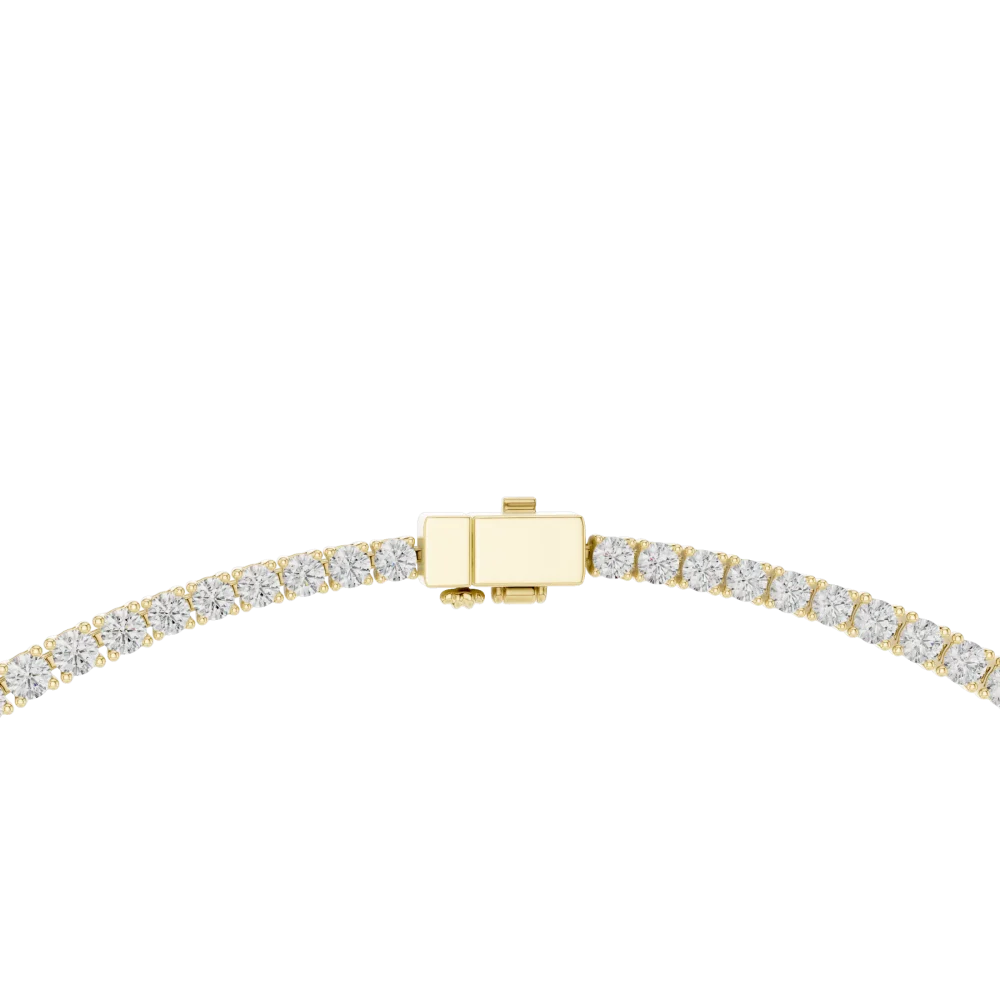 Luminary Oval and Round Brilliant Graduated Tennis Necklace - Image 3