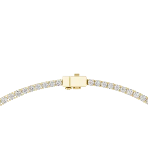 Luminary Oval and Round Brilliant Graduated Tennis Necklace - Image 3