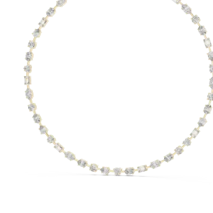 Infinite Radiance Multi-Shape Lab Grown Diamond Tennis Necklace - Image 4