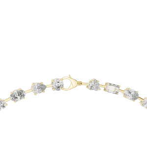 Infinite Radiance Multi-Shape Lab Grown Diamond Tennis Necklace - Image 3