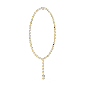 Ethereal Pear Cut Graduated Silhouette Statement Necklace - Image 2