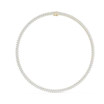 Infinite Marquise Luminary Pavé-Set Tennis Necklace
