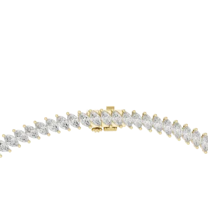 Infinite Marquise Luminary Pavé-Set Tennis Necklace - Image 3